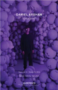 DANIEL ARSHAM “Circa 2345”