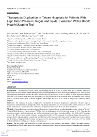 Downloaded from the Website of Taiwan's National Health Insurance Administration (TNHIA) from the Third Quarter of 2010 to the Third Quarter of 2016