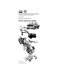 Driver-Operator Guide
