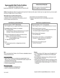 Hypercoagulable State Practice Guidelines