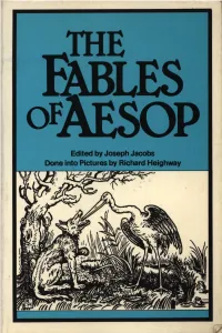 The Fables of Aesop