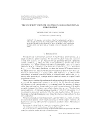 THE INCIPIENT INFINITE CLUSTER in HIGH-DIMENSIONAL PERCOLATION 1. Introduction Percolation Has Received Much Attention in Mathem