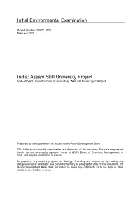 53277-002: Assam Skill University Project
