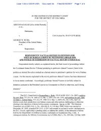 Case 1:05-Cv-02370-UNA Document 54 Filed 03/30/2007 Page 1 of 4 V