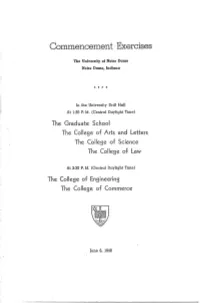 Commencement· Exercises