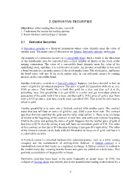 Derivative Securities