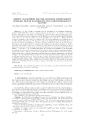 Greedy Algorithms for the Maximum Satisfiability Problem: Simple Algorithms and Inapproximability Bounds∗