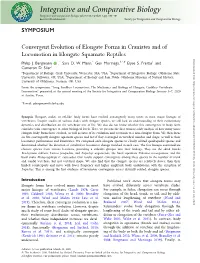 Integrative and Comparative Biology Integrative and Comparative Biology, Volume 60, Number 1, Pp
