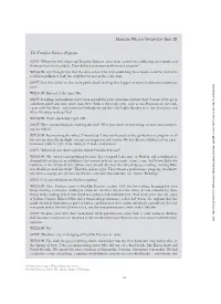 Martha Wilson Interview Part III the Franklin Furnace Programs