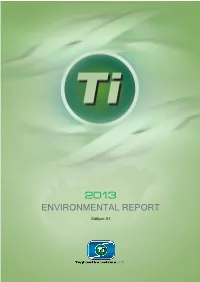 Environmental Report Summary