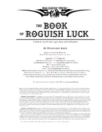 THE BOOK of ROGUISH LUCK a Character Sourcebook for Rogues, Bards, and Troublemakers