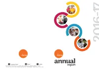 Annual Report 2016-17 | 1 Dasra Annual Report 2016-17 | 2 02 Building a Movement of Generosity Giving Where It Matters