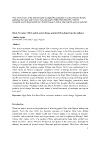 Black November (2012) and Its Social Change Potential: Reactions from the Audience