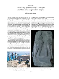 Chapter Ten a New Relief of Antiochus I of Commagene and Other Stone