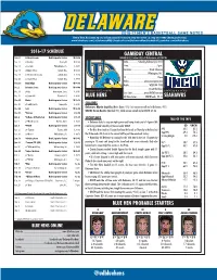 Ryan Daly Led Delaware in Scoring for the 10Th Time in the Last 13 Games by Jan