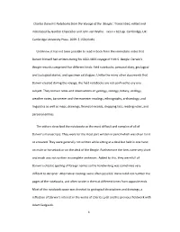 1 Charles Darwin's Notebooks from the Voyage of the `Beagle`. Transcribed, Edited and Introduced by Gordon Chancellor and John