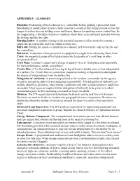 Appendix A: Chornolgy of Events