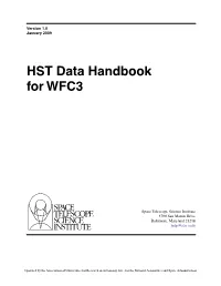 HST Data Handbook for WFC3