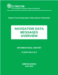 Navigation Data Messages Overview