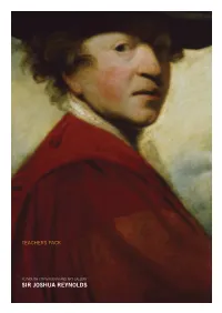 Sir Joshua Reynolds Contents
