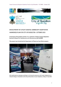 Development of a Pilot Coastal Community Adaptation