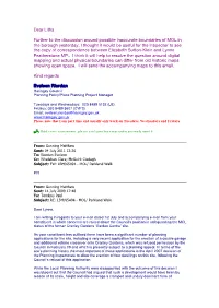 Email Between Lynne Featherstone and Elizabeth