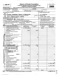 Form 990-PF Return of Private Foundation