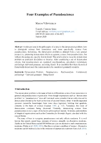 Four Examples of Pseudoscience