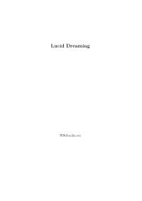 Lucid Dreaming