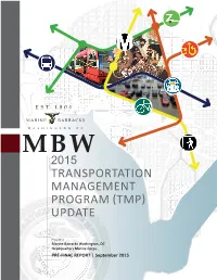 PREFINAL2 MBW TMP Update.Indd