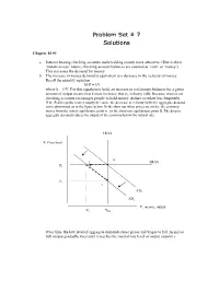 Problem Set # 7 Solutions