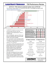 Q1 2018 – TSX Quarterly Review