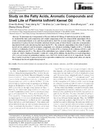 Study on the Fatty Acids, Aromatic Compounds and Shelf Life Of