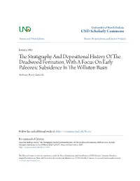 The Stratigraphy and Depositional History of the Deadwood Formation, with a Focus on Early Paleozoic Subsidence in the Williston Basin
