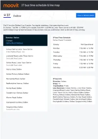 37 Bus Time Schedule & Line Route