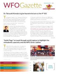 Dr. Takayuki Kuroda to Give Keynote Lecture at the 9Th IOC