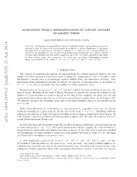 Essentially Unique Representations by Certain Ternary Quadratic Forms 3
