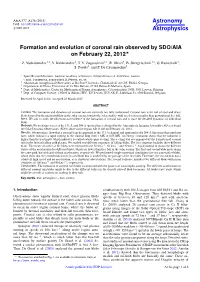 Formation and Evolution of Coronal Rain Observed by SDO/AIA on February 22, 2012?