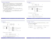 Gaussian Elimination and Matrix Inverse (Updated September 3, 2010) – 1 M