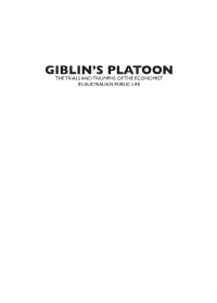 Giblin's Platoon Note on Archival Sources