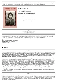Tribes of India: the Struggle for Survival