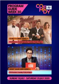 ABC KIDS/COMEDY Program Guide: Week 30 Index