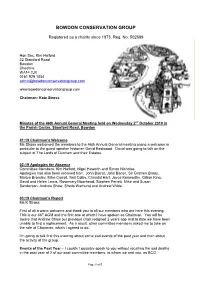 Bowdon Conser Bowdon Conservation Group