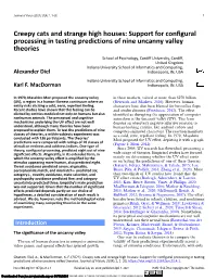 Support for Configural Processing in Testing Predictions of Nine Uncanny