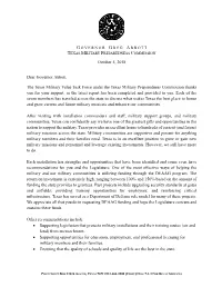 Texas Military Value Task Force 2018 Strategic Report