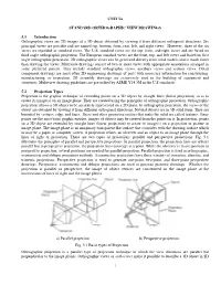 UNIT 5A STANDARD ORTHOGRAPHIC VIEW