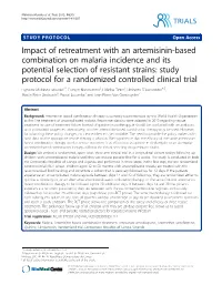 Impact of Retreatment with an Artemisinin-Based Combination On