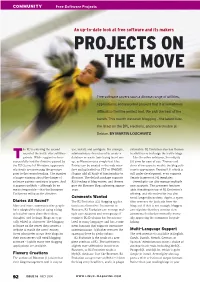 Projects on the Move