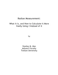 Radian Measurement