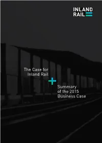 The Case for Inland Rail